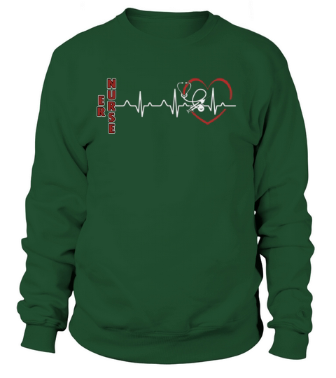 ER Nurse Heartbeat Hoodie Women's Sweatshirt