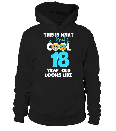 Emojicon 18th birthday gifts for 18 year old boys men tshirt Hoodie Unisex