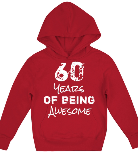 60th Birthday Awesome Kids Hoodie