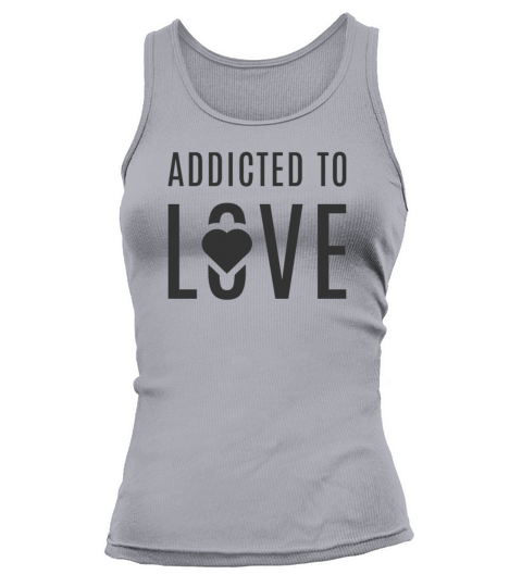 Addicted to Love Cute Entrepreneur Hustle Black Women's Tank Top