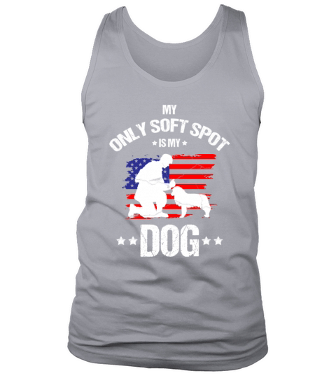 I have a Soft Spot for my Dot Veterans Day Quote Men's Tank Top