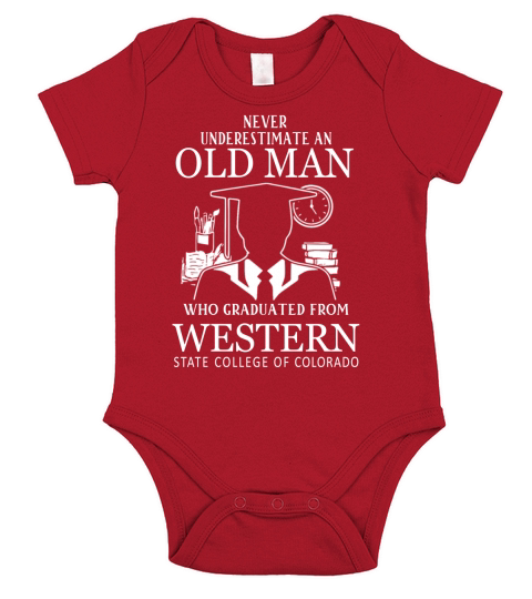 Western State College of Colorado Short Sleeve Baby One-Piece