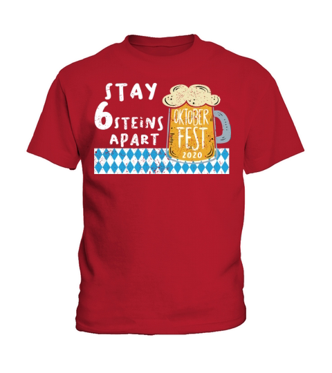 Oktoberfest 2020 Bavarian 6 Stein Apart Beer Octob Kids T-Shirt