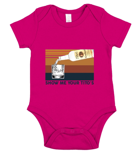 Show Me Your Titos Vintage Short Sleeve Baby One-Piece