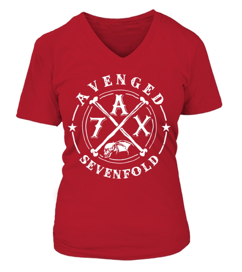 Avenged Sevenfold V-neck T-Shirt Woman