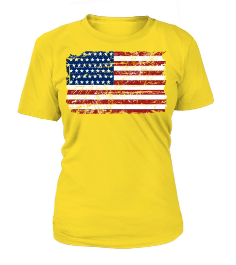 USA Flag - Vintage Look Women's T-Shirt