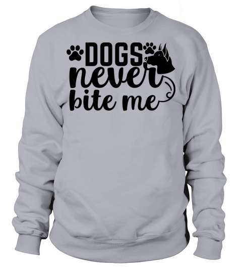 Dog Never Bites Me Men's Sweatshirt