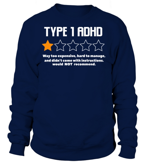 ADHD Awareness Funny Women's Sweatshirt