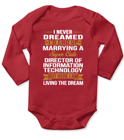 Director of Information Technology Long Sleeve Baby One-Piece
