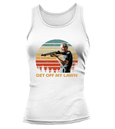 Get Off My Lawn Vintage   Gran Torino Tank top Woman