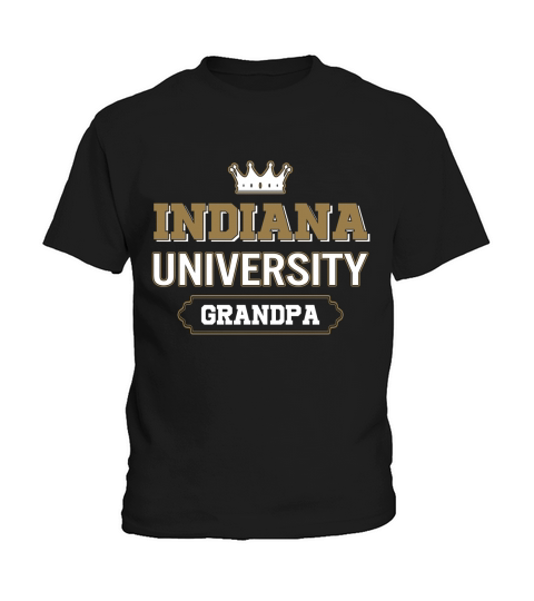 Indiana University Grandpa Great Gift For Grandparents Kids T-Shirt
