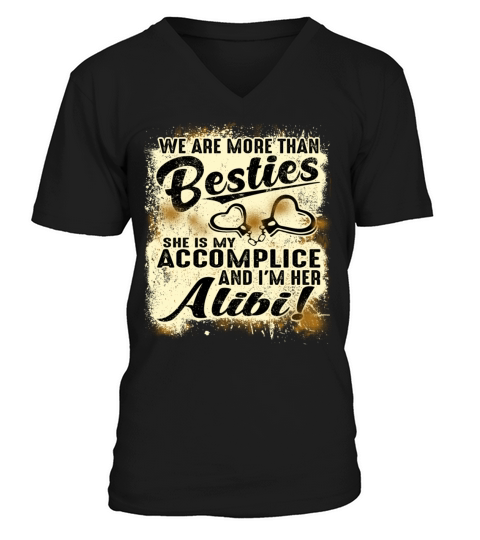 We are more than Besties Men's V-Neck T-shirt