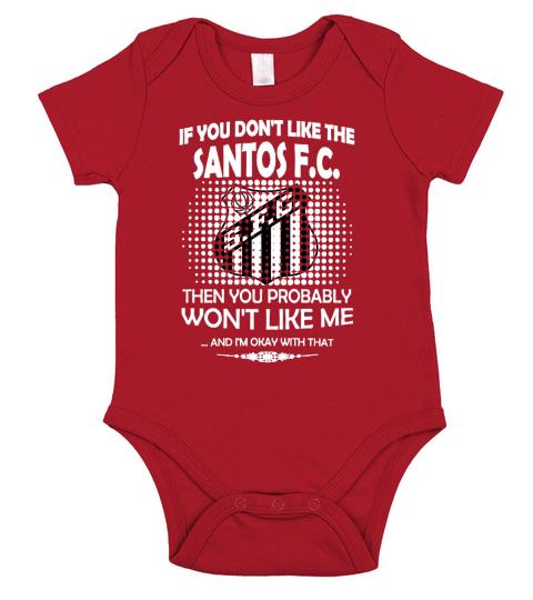Santos F.C. Shirt - soccer Short Sleeve Baby One-Piece
