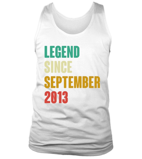September 2013 9th Birthday 9 Years Old Bday Gift Tank Top Unisex