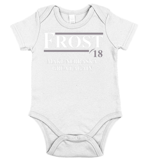 Scott Frost  T-Shirt Make Nebraska Great Again Short Sleeve Baby One-Piece
