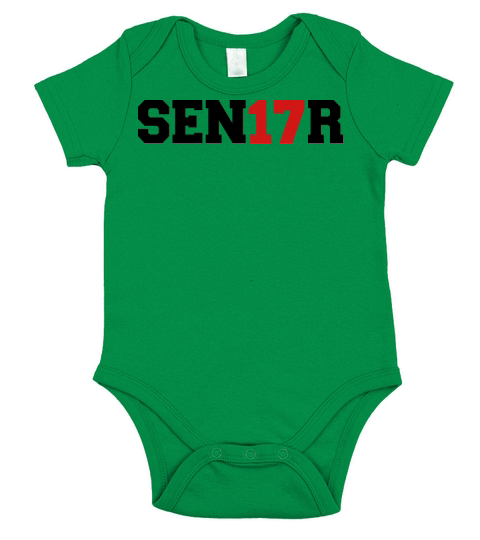 Senior 2017 Short Sleeve Baby One-Piece