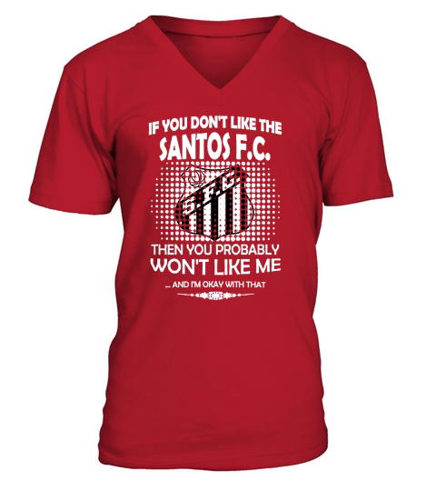 Santos F.C. Shirt - soccer V-Neck T-shirt