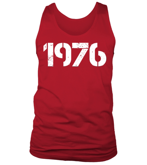 1976 Retro Vintage Birthday since in 1976 gift Men's Tank Top