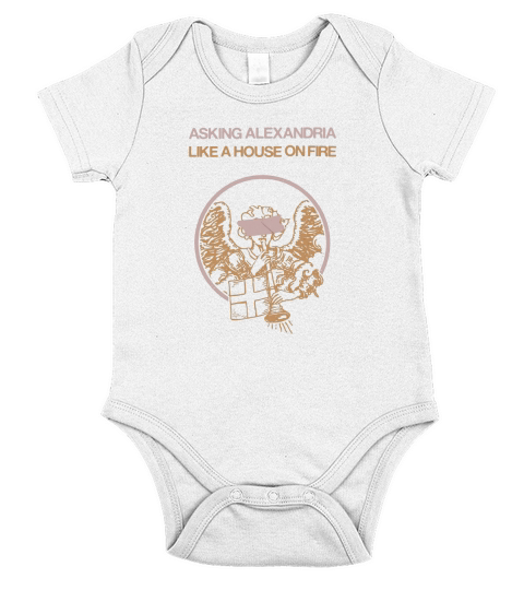 asking alexandria merch antisocialist Short Sleeve Baby One-Piece