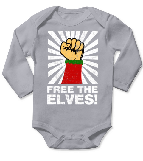 Free The Elves Long Sleeve Baby One-Piece