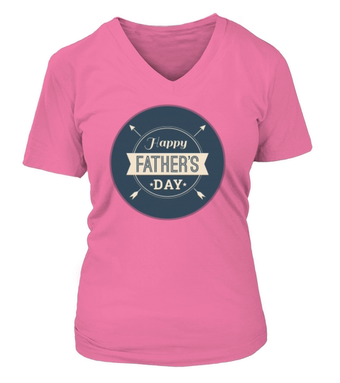 Happy Fathers Day Gift Present From Everyone Women's V-Neck T-shirt