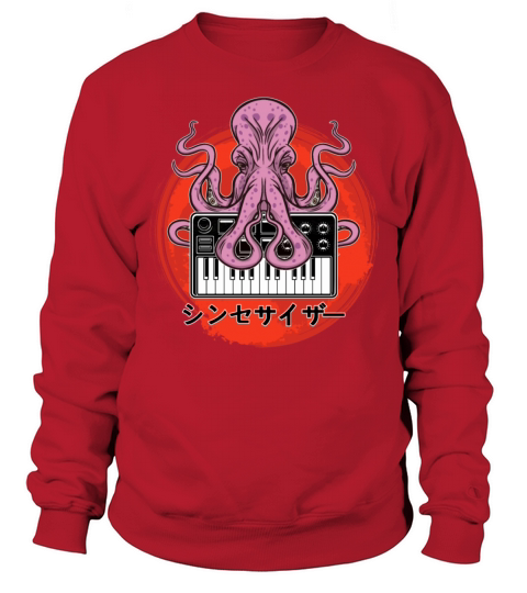 Modular Synthesizer Octopus Techno Acid Keyboard Men's Sweatshirt