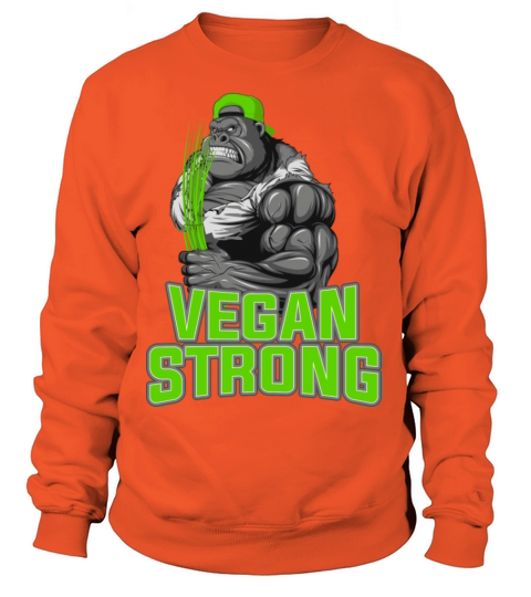 product Funny Gorilla Vegan Strong Zoo Animal Women's Sweatshirt