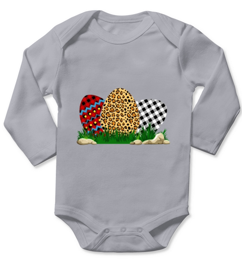 Easter Egg Long Sleeve Baby One-Piece