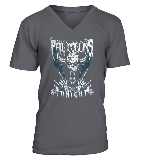 Phil Collins in the air tonight Rock Metal V-Neck T-shirt