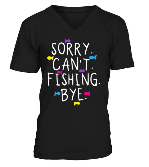 Funny Fishing Lover Fish Fisherman Gift Men's V-Neck T-shirt