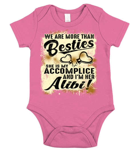 We are more than Besties Short Sleeve Baby One-Piece