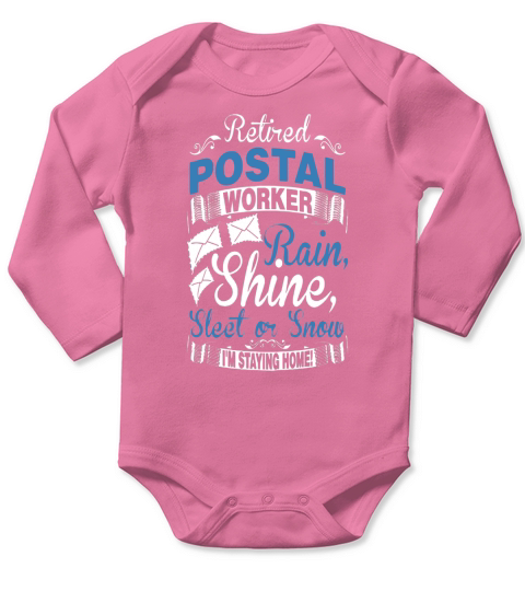 Retired Postal Worker - LLBOCNE Long Sleeve Baby One-Piece