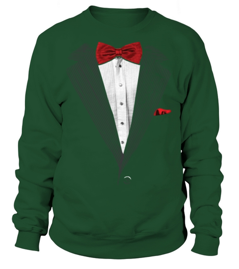 bow tie sear sucker tuxedo Women's Sweatshirt