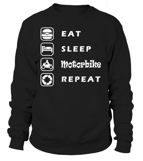 Eat Sleep Motobike Repeat Women's Sweatshirt