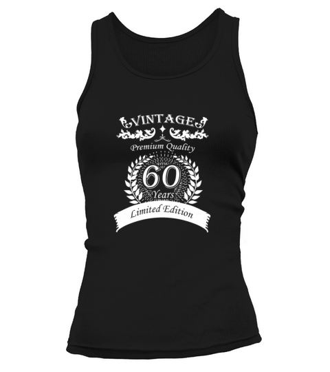 60th birthday vintage Tank top Woman