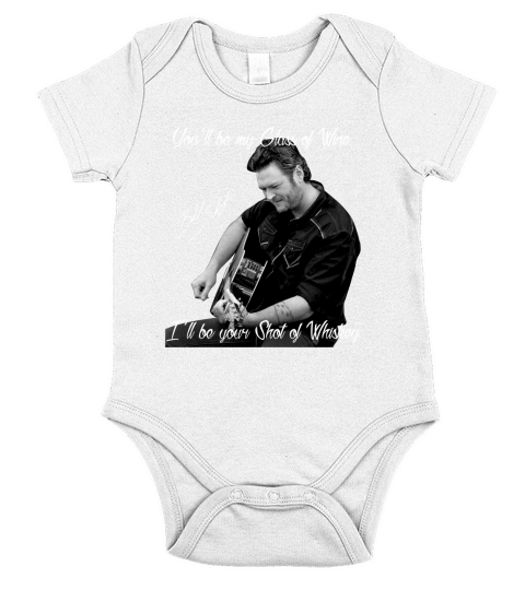 You Will Be My Glass Of Wine Blake Shelton Short Sleeve Baby One-Piece