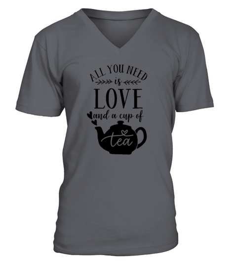 TEA LOVERS TEA printS - ALL YOU NEED IS TEA Men's V-Neck T-shirt