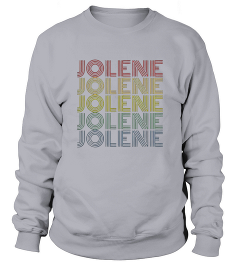 Jolene Retro Wordmark Pattern Vintage Style Men's Sweatshirt