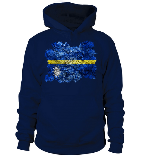 Nauru Vintage Flag Women's Hoodie
