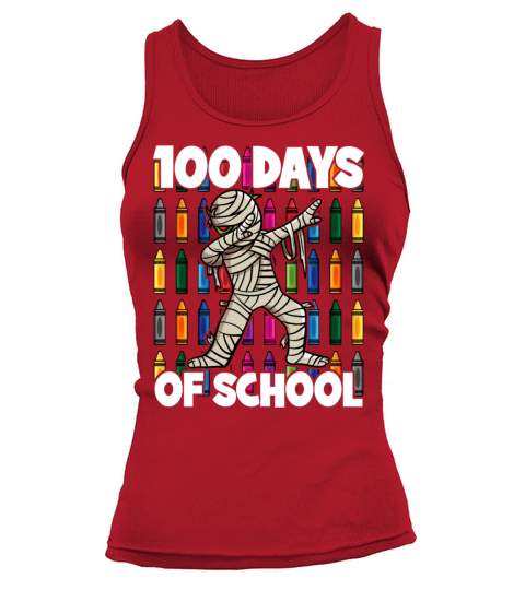 100 Days of School Dabbing Mummy Women's Tank Top