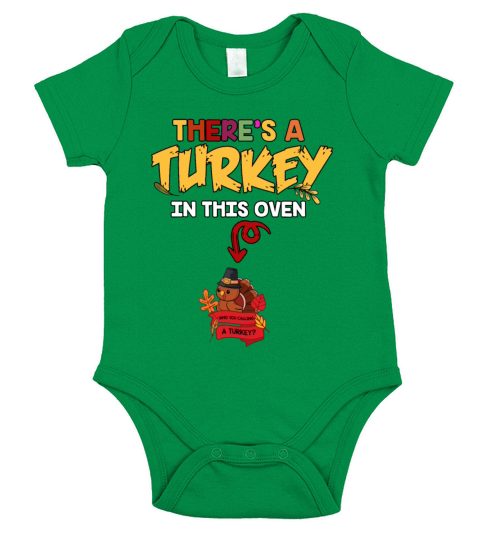 thanksgiving Short Sleeve Baby One-Piece