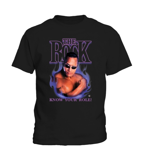 The Rock Know Your Role WWE shirt Kids T-Shirt