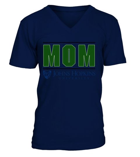 Johns Hopkins University Proud Mom Parents Day 2020 V-Neck T-shirt