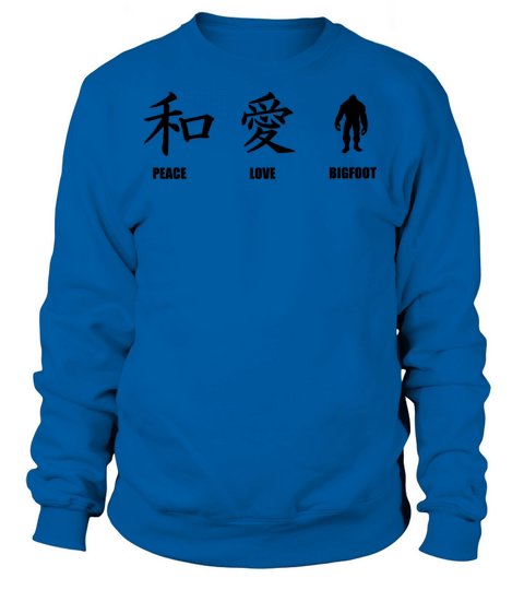 Kanji Peace Bigfoot Women's Sweatshirt
