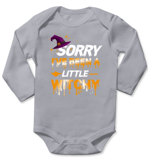 sorry ive been a little witchy Long Sleeve Baby One-Piece