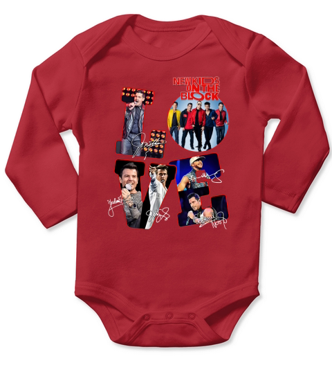 Love New Kids On The Block Signature - Baby Onesie Long Sleeve Baby One-Piece