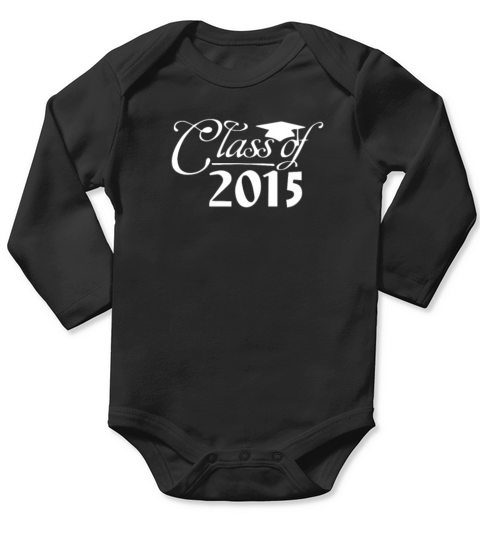 Class Of 2015 Long Sleeve Baby One-Piece