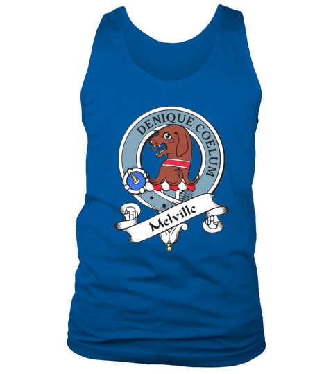Melville Clan Badge Scottish Clan Badges Tank Top Unisex
