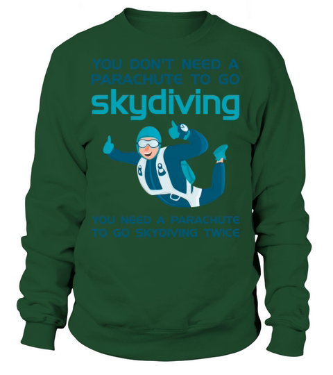 Parachute Skydiving Women's Sweatshirt
