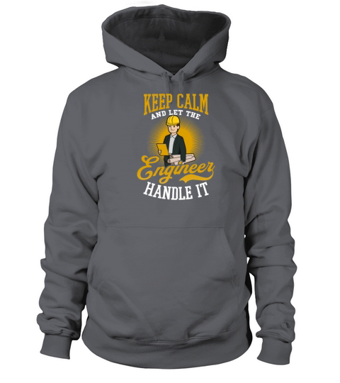 Engineer Keep Calm Handle It Men's Hoodie